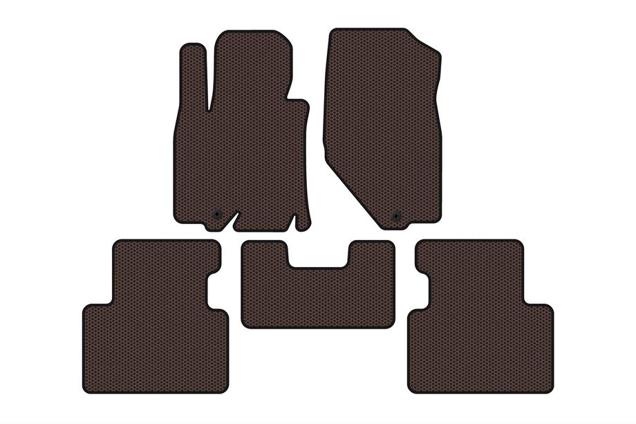 Infiniti QX50 2013–2017 Gummimattor Carsuit (Brun) Image
