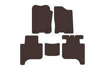 Infiniti QX56 2004–2010 Carsuit gummimattor för kupén (2 rader, 2004-2008, brun) foto 1