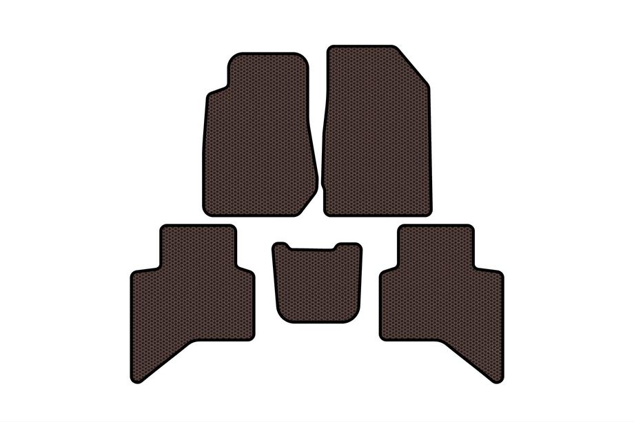 Isuzu D-Max 2019– Gummimattor Carsuit (Brun) Image