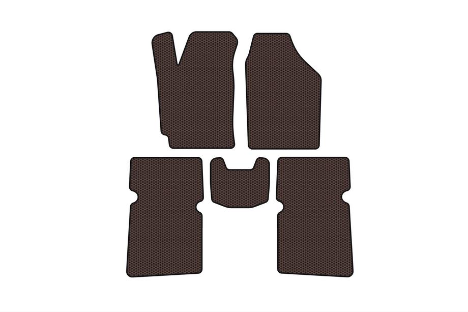 JAC J5 2011–2019 Gummimattor Carsuit (SD, brun) Image
