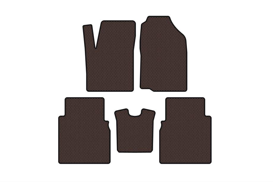 JAC J6 2011–2019 Gummimattor Carsuit (Brun) Image