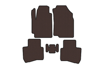 JAC S2 2014–2020 Gummimattor Carsuit (Brun) foto 1