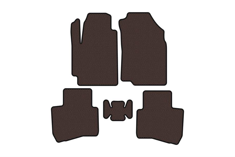 JAC S2 2014–2020 Gummimattor Carsuit (Brun) Image