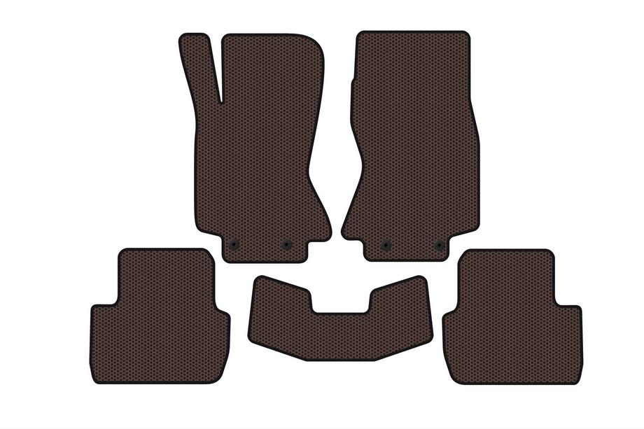 Jaguar S-Type 1999–2008 Gummimattor Carsuit (Brun) Image