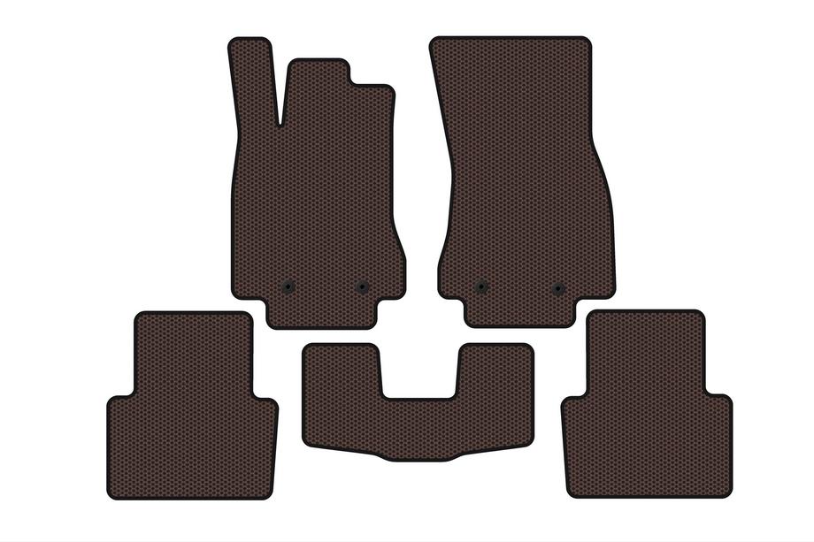 Jaguar XF 2009–2016 Gummimattor Carsuit (Brun) Image