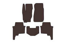 Jeep Commander 2005–2010 Gummimattor Carsuit (Brun) foto 1