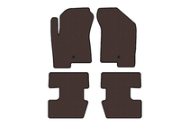 Jeep Compass 2006–2016 Gummimattor för kupén Carsuit (2011-2016, brun) foto 1