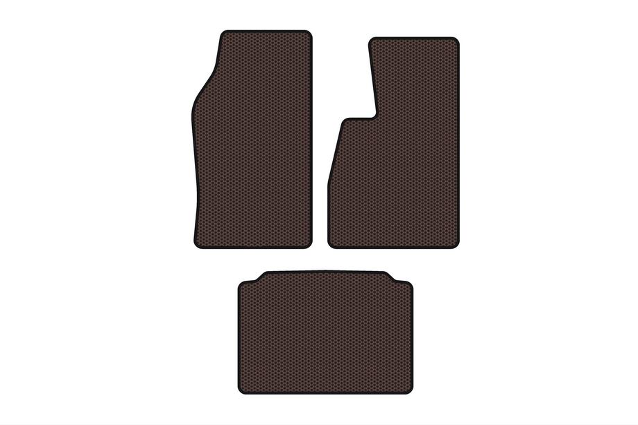 Jeep Grand Cherokee WK 2004–2010 Gummimattor Carsuit (högerstyrd, brun) Image