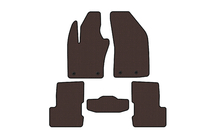 Jeep Renegade 2014– Gummimattor Carsuit V-2 (Brun) foto 1