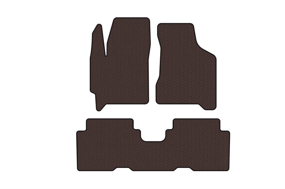 Kia Carens 1999–2012 Gummimattor Carsuit (Brun) Image