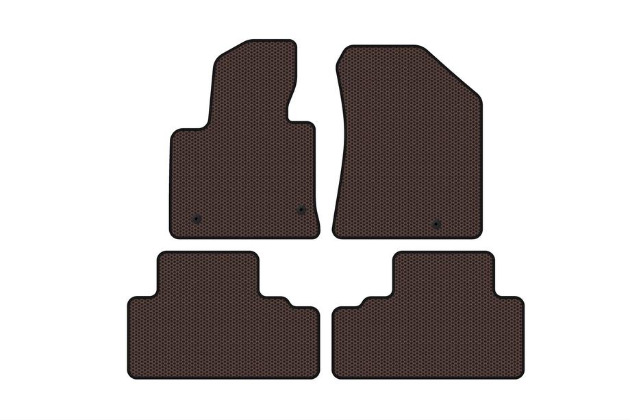 Kia Carens 2012– Gummimattor Carsuit (Brun) Image