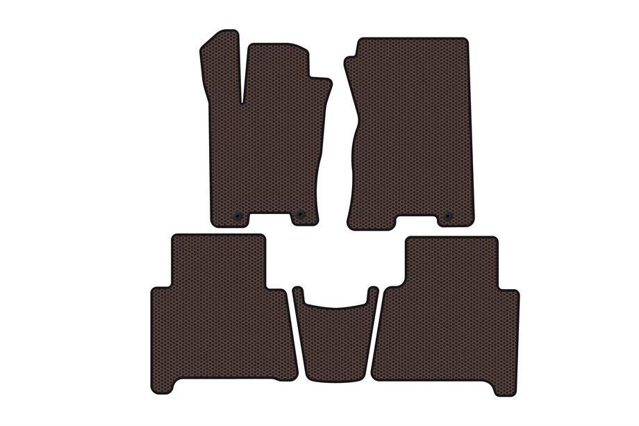 Kia Mohave 2008–2016 Gummimattor Carsuit (Brun) Image