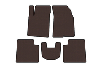 Kia Opirus 2003–2010 Gummimattor Carsuit (Brun) foto 1