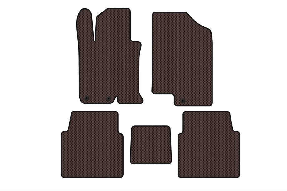 Kia Optima 2010–2016 Gummimattor Carsuit V-1 (SD, bruna) Image