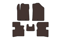 Kia Picanto 2004–2011 Gummimattor Carsuit (2009-2011, HB, brun) foto 1