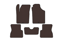 Kia Picanto 2011–2016 Gummimattor Carsuit (Brun) foto 1