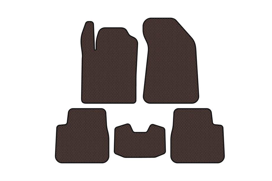 Lancia Delta 2008–2014 Gummimattor Carsuit (Brun) Image