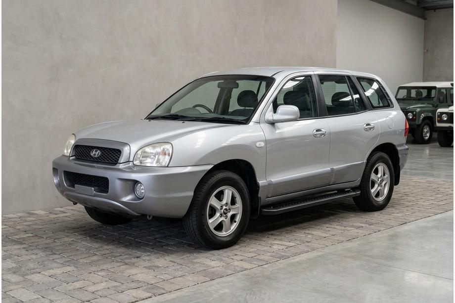 Hyundai Santa Fe 1 2000–2006 Sidosteg Allmond Black (2 st, aluminium) Image