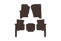 Land Rover Discovery III 2004–2009 Gummimattor Carsuit (Brun) foto 1