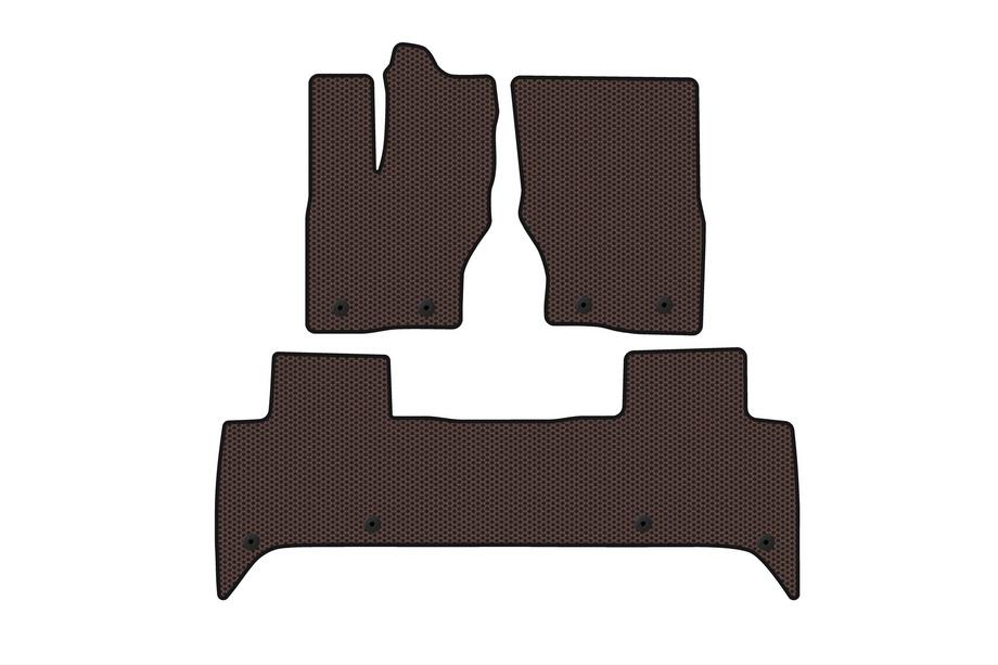 Land Rover Discovery V 2017– Gummimattor Carsuit (5-sits, brun) Image