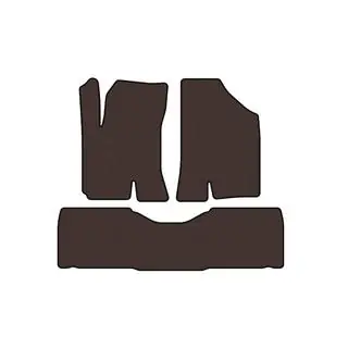 Gummimattor Carsuit (6-sits/El, brun)
