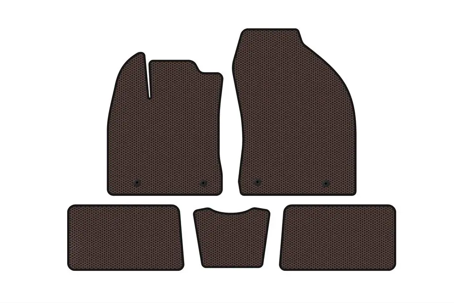 Lexus CT200H 2011–2022 Gummimattor Carsuit (HB, Hybrid, bruna) Image