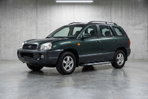 Hyundai Santa Fe 1 2000–2006 Sidosteg Sunrise (2 st, aluminium) foto 1