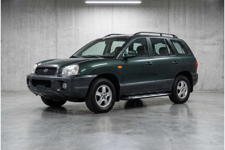 Hyundai Santa Fe 1 2000–2006 Sidosteg Sunrise (2 st, aluminium) Image