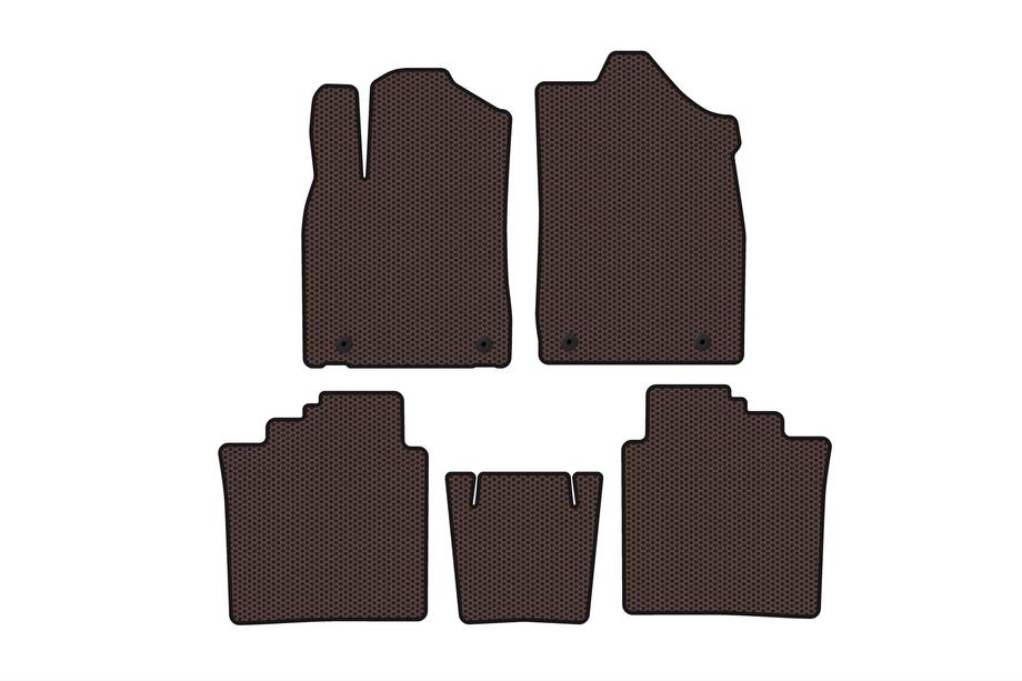 Lexus ES 2012–2018 Gummimattor Carsuit (Brun) Image