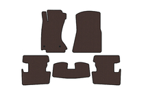 Lexus IS 2005–2013 Carsuit gummimattor (fyrhjulsdrift, brun) foto 1