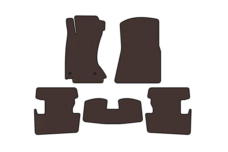 Lexus IS 2005–2013 Carsuit gummimattor (fyrhjulsdrift, brun) Image