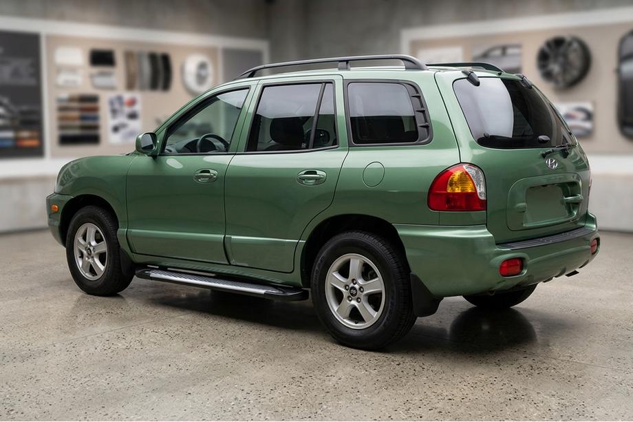 Hyundai Santa Fe 1 2000–2006 Sidosteg Line (2 st, aluminium) Image