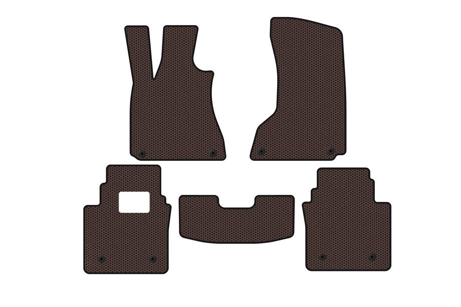 Maserati Quattroporte 2013–2023 Gummimattor Carsuit (SD, brun) Image