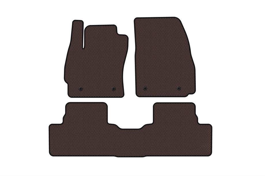Mazda 5 2010–2018 Carsuit gummimattor till kupén (2 rader, brun) Image