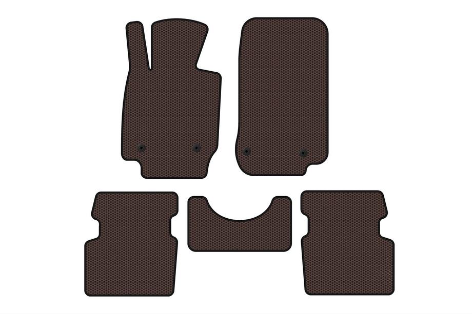 Mazda CX-3 2015– Gummimattor Carsuit (2015-2018, fyrhjulsdrift, brun) Image