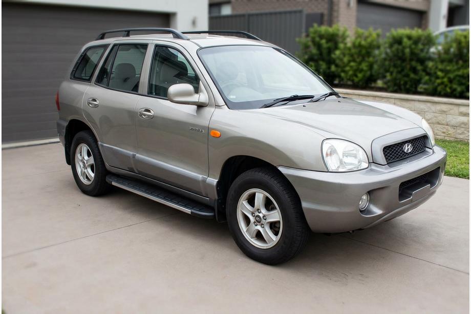 Hyundai Santa Fe 1 2000–2006 Sidosteg Duru (2 st, aluminium) Image