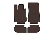 Mercedes CL-klass C215 1999–2006 Gummimattor Carsuit (Brun) foto 1