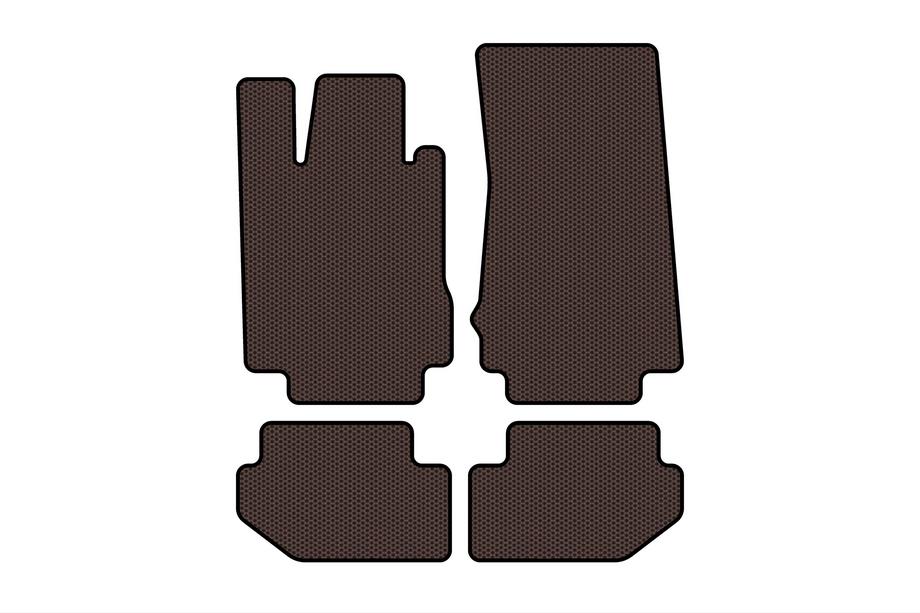 Mercedes CL-klass C215 1999–2006 Gummimattor Carsuit (Brun) Image