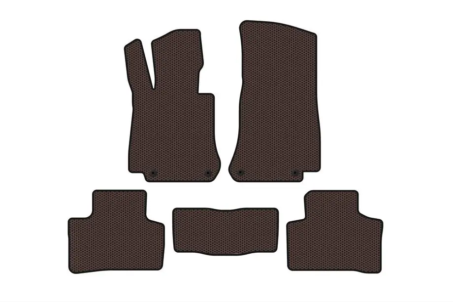 Mercedes EQC 2019–2023 Gummimattor Carsuit (Brun) Image