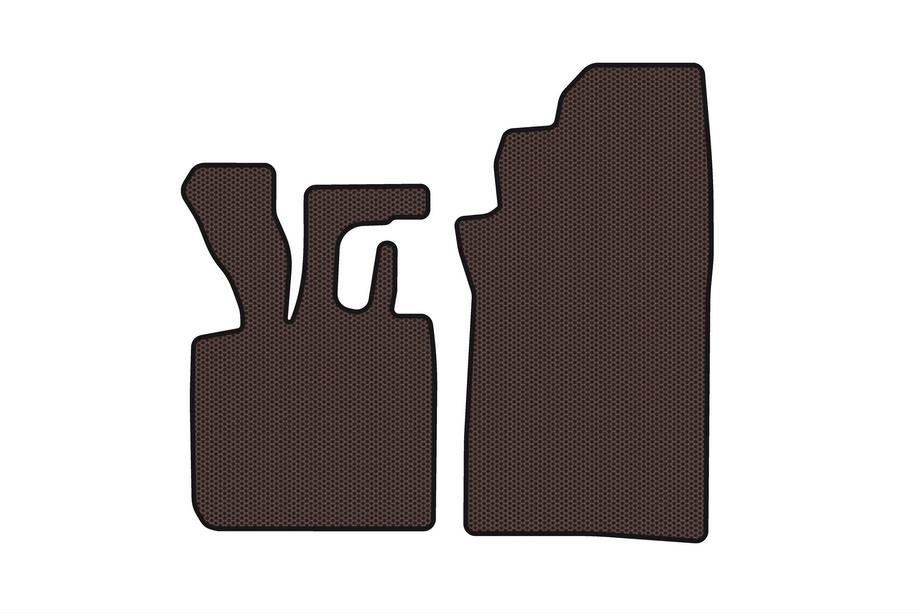 Smart 1998–2007 Gummimattor Carsuit (1998-2003, Cabriolet, brun) Image