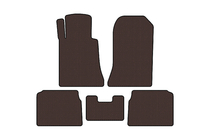 Mercedes E-class W124 1984–1997 Gummimattor Carsuit (SD, brun) foto 1