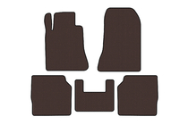 Mercedes S-class W140 1991–1998 Gummimattor Carsuit (SD, lång hjulbas, brun) foto 1
