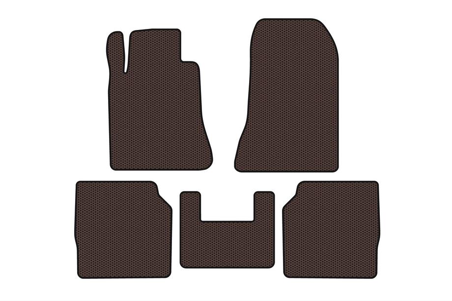 Mercedes S-class W140 1991–1998 Gummimattor Carsuit (SD, lång hjulbas, brun) Image
