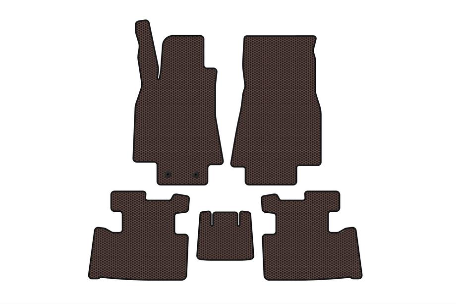 Mercedes A-class W169 2004–2012 Gummimattor Carsuit (2004-2008, HB, 5-dörrars, bruna) Image
