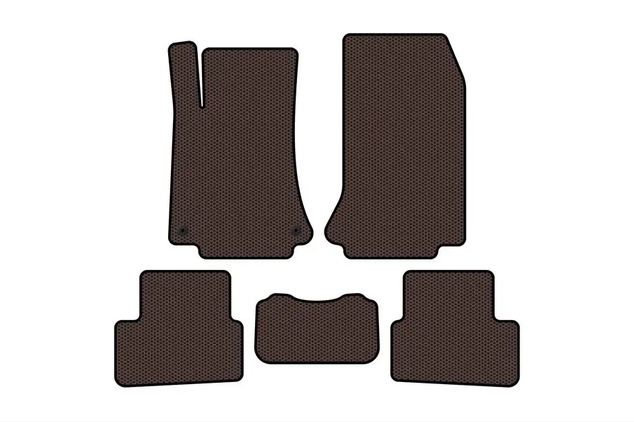 Mercedes A-class W176 2012–2018 Gummimattor Carsuit (Brun) Image