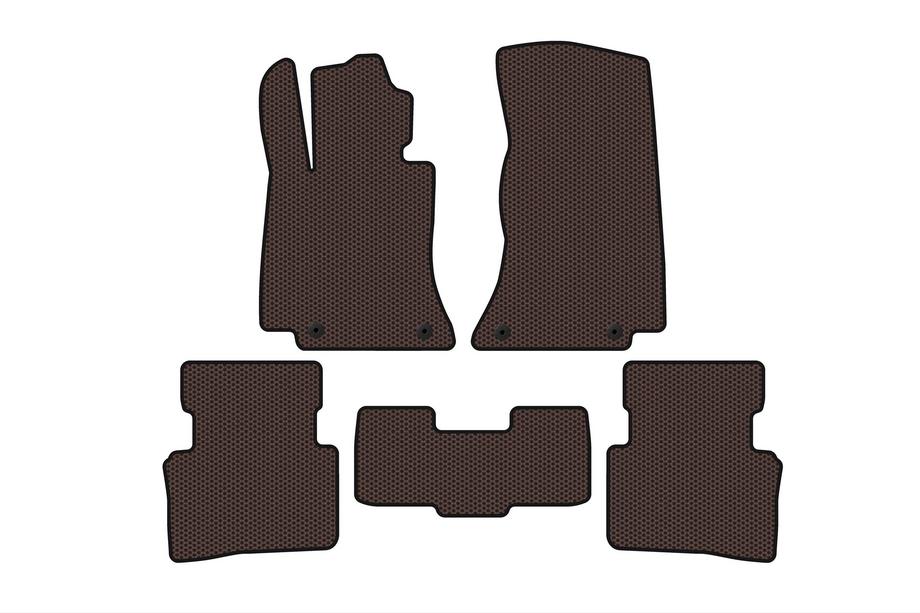 Mercedes C-klass W206 2022– Gummimattor Carsuit (SD, brun) Image