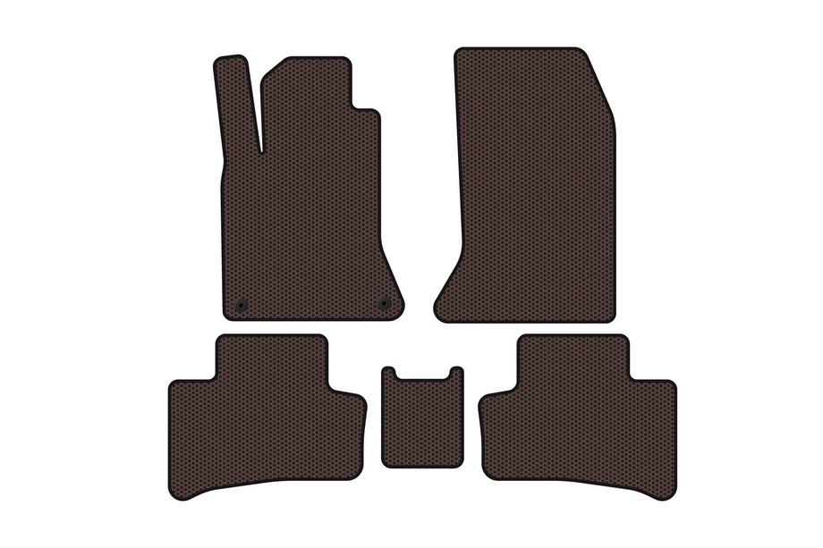 Mercedes B-class W246 2011–2018 Gummimattor till kupén Carsuit (2011-2015, Elektro, bruna) Image