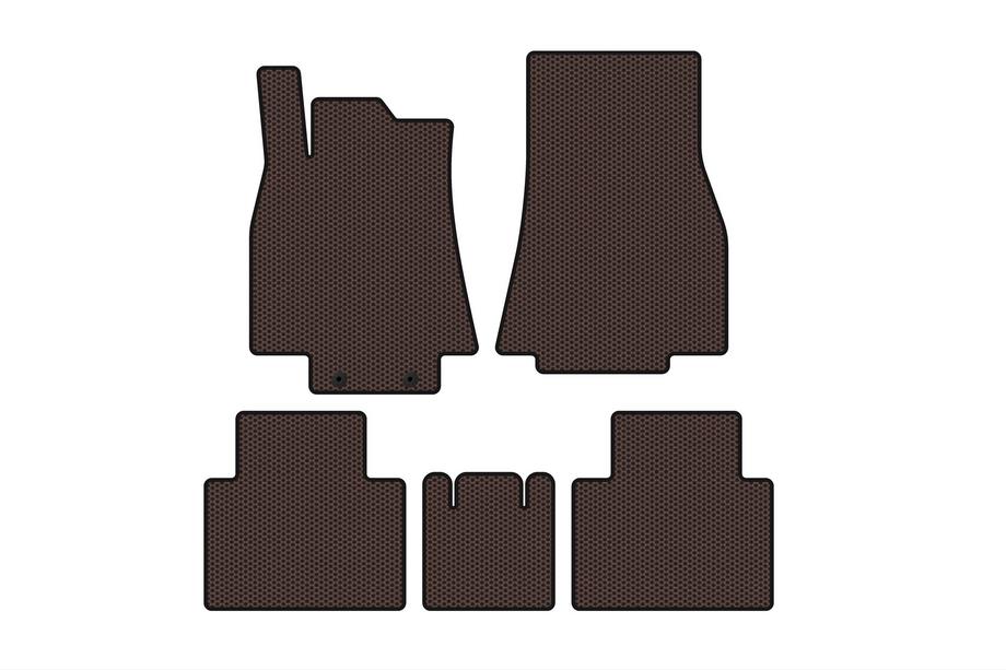 Mercedes B-class W245 2005–2011 Gummimattor Carsuit (Brun) Image