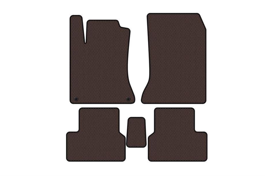 Mercedes B-class W246 2011–2018 Gummimattor Carsuit (2011-2014, Brun) Foto 1