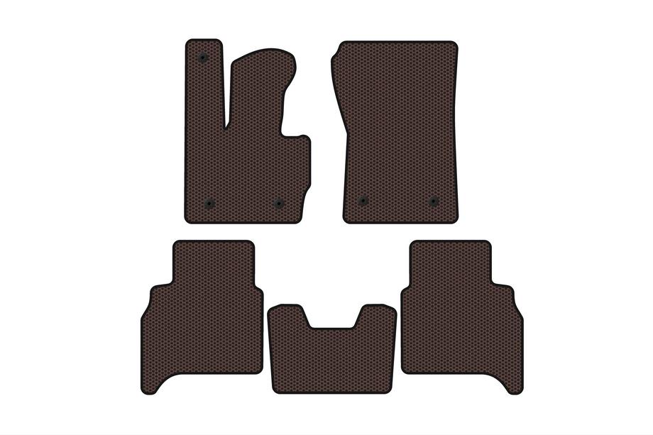 Mercedes G-Class W463 2018–2024 Gummimattor Carsuit (automat, brun) Image